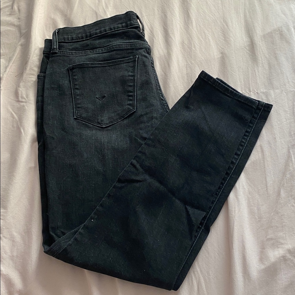 Hudson Jeans faded black stretch jeans size 30” waist